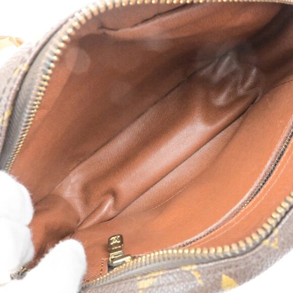 LOUIS VUITTON Senlis Shoulder Bag Monogram Leather Brown France - Picture 14 of 14